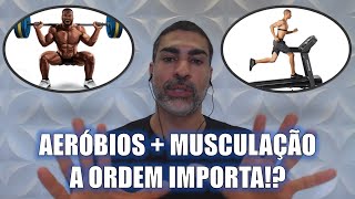 Aeróbios antes ou depois da musculação [upl. by Akcirre]