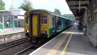 Arriva Trains Wales Class 150 Departing Bridgend 07516 [upl. by Batsheva725]