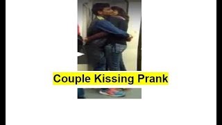 Delhi Metro couple kissing prank [upl. by Leirbaj243]