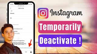 How To Temporarily DEACTIVATE Instagram Account Latest Update 2024 [upl. by Fondea]