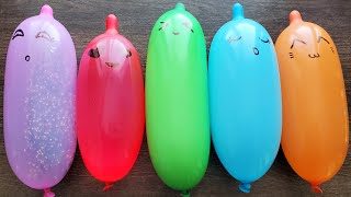 Making Slime with Funny Balloons  Satisfying Slime video [upl. by Pfosi466]