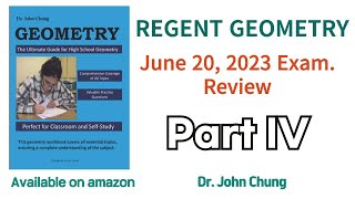 Regent Geometry 2023 June Test Part IV Review [upl. by Weston649]