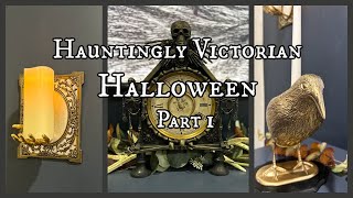 Victorian Halloween Part 1halloween haunting thrifting vintage diy decor victorian gothic [upl. by Adraynek631]