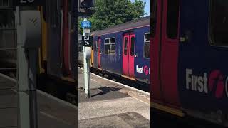 150232 and 150238 depart from Topsham with a train to Exeter [upl. by Dorsman]