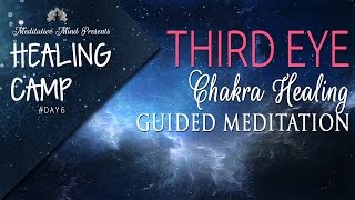 Third Eye Chakra Healing Guided Meditation  Healing Camp 2016  Day 6 [upl. by Sabino626]