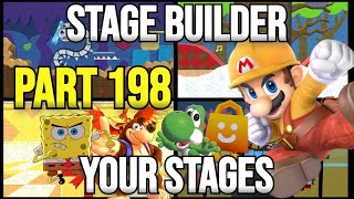 Super Smash Bros Ultimate  Stage Builder  I Play Your Stages  Part 198 [upl. by Ailem]