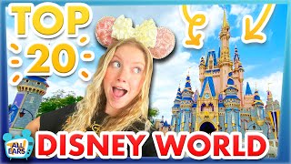 20 Things You MUST DO In Disney World [upl. by Acalia]