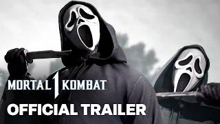 Mortal Kombat 1  Official Ghostface DLC Character Gameplay Reveal Trailer [upl. by Stryker]