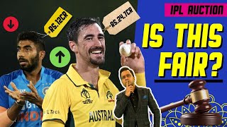 Bumrah 12 Cr Starc 2475 Cr Fair ipl2024  Cricket Chaupaal [upl. by Ecinnahs]