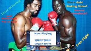 Thomas Hearns v ShulerComplete destructionFull fight Drive in boxing series [upl. by Ajssatsan]