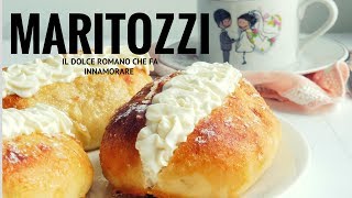 RICETTA MARITOZZO ALLA ROMANA Dolce tipico di Roma  RICETTE DI GABRI Kitchen Brasita [upl. by Maribeth]