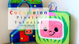 How to Make Cocomelon Pinata  tutorial  DIY [upl. by Llenwad]