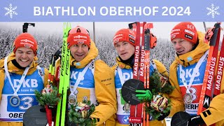 Biathlon Staffel Oberhof Deutsche Männer Staffel stark [upl. by Bryan]