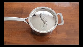 Quick Review Le Creuset 3Ply Stainless Sauce Pan [upl. by Diane-Marie]