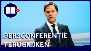 Rutte staat pers te woord na wekelijkse ministerraad  NUnl [upl. by Annayek]