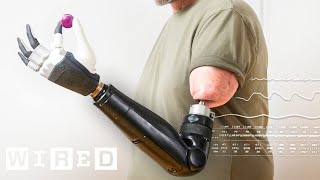 How MindControlled Bionic Arms Fuse To The Body  WIRED [upl. by Anerul]