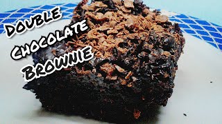 Double Chocolate Brownie Recipe in UrduHindi by Home Cooking [upl. by Nongim]