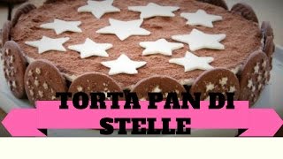 TORTA PAN DI STELLE  Ricetta in 1 minuto [upl. by Curcio281]