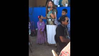 Michelle Thomas sings National Anthem in Navajo [upl. by Jedediah]