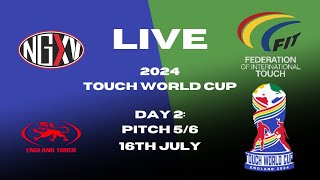 LIVE RUGBY TOUCH WORLD CUP  DAY 2 PITCH 56 [upl. by Marv]