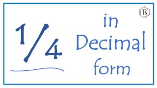 14 as a Decimal [upl. by Lebiralc481]