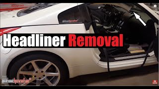 Tips for Removing the Nissan 350Z Headliner  AnthonyJ350 [upl. by Mohammed83]