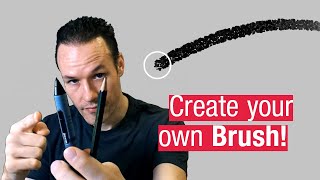 Creating custom Brushes in Photoshop  Digital Painting Tutorial [upl. by Adlai]