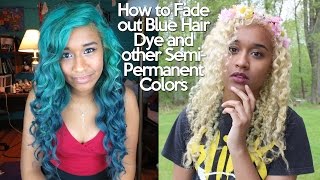 How to Fade out Blue Hair Dye and Other Semipermanent Colors OffbeatLook [upl. by Egoreg]