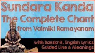 Complete Chant of SundaraKanda from Valmiki Ramayanam in Sanskrit [upl. by Giovanni542]