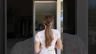 EASY TWISTED PONYTAIL HACK [upl. by Slaughter]