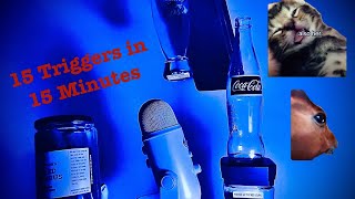 ASMR  15 Triggers in 15 Minutes  Restful and Relaxing Tingles for Deep Sleep no talking [upl. by Edlitam866]