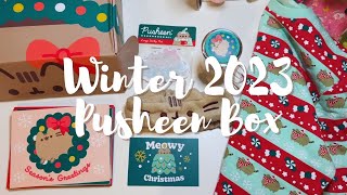 Unbox the Pusheen Winter Box 2023 with me [upl. by Aleil]