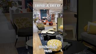 homedecor Mobilier et Décoration de la maisonBHV Marais à Paris [upl. by Gottwald]