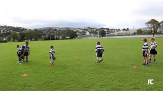 Rippa Rugby Drills  Sweet Feet To Rip Leslie Rugby [upl. by Nylirac]