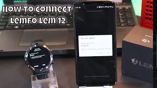 How to connect Lemfo Lem 12 with Phone WiWatch Android App [upl. by Jorin264]