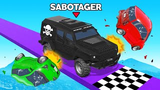 1v1 RACE vs Sabotager in GTA 5 [upl. by Hanima]