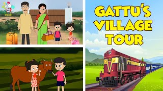 Gattus Village Tour  Village Story  English Moral Stories  English Animated  English Cartoon [upl. by Janot]