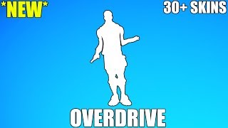 FORTNITE OVERDRIVE EMOTE 1 HOUR [upl. by Supmart980]