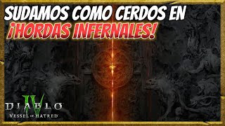 DIABLO 4  PROBAMOS DE HACER UNA HORDA INFERNAL BRUTAL [upl. by Bishop]