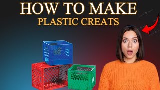 How Its Made Plastic Crate  Plastic Crate Making Busniss Idea [upl. by Ailam]