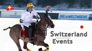 Switzerland Top Events  Snow Polo World Cup St Moritz [upl. by Leinod366]