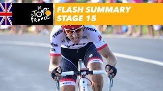 30 seconds sumup  Stage 15  Tour de France 2017 [upl. by Orms]