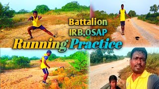 IRB  OSAP Odisha Police  Running Practice  rajendra vlogs [upl. by Ettevets]