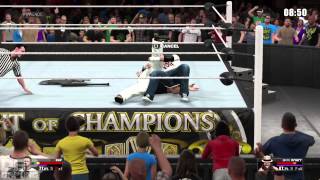 WWE2K15 My Career Mode PS460fps pt120  Night of Champions Iron Man Match vs Bray [upl. by Armahs]