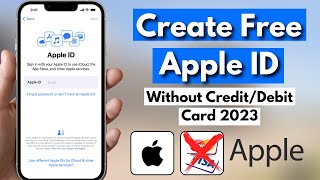 How to Create Free Apple ID without Credit Card on iPhone Latest Method 2023 [upl. by Shoshana]