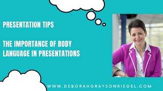 The Importance of Body Language in Presentations [upl. by Myles]