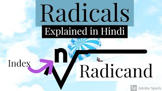 Radicals in Maths ll Explained in Hindi [upl. by Gudren]