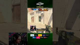 UNBELIEVABLE 1v3 Clutch – cptkurtka023 Wins the Round cs2 eslcs clutch 1v3 katowice2024 [upl. by Aliekat]