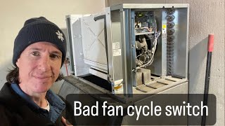 IceOMatic ice machine not working  bad fan cycle switch [upl. by Quintus]