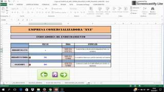 ANÁLISIS DE INDICADORES FINANCIEROS EN UNA PLANTILLA DE EXCEL [upl. by Annauqal420]